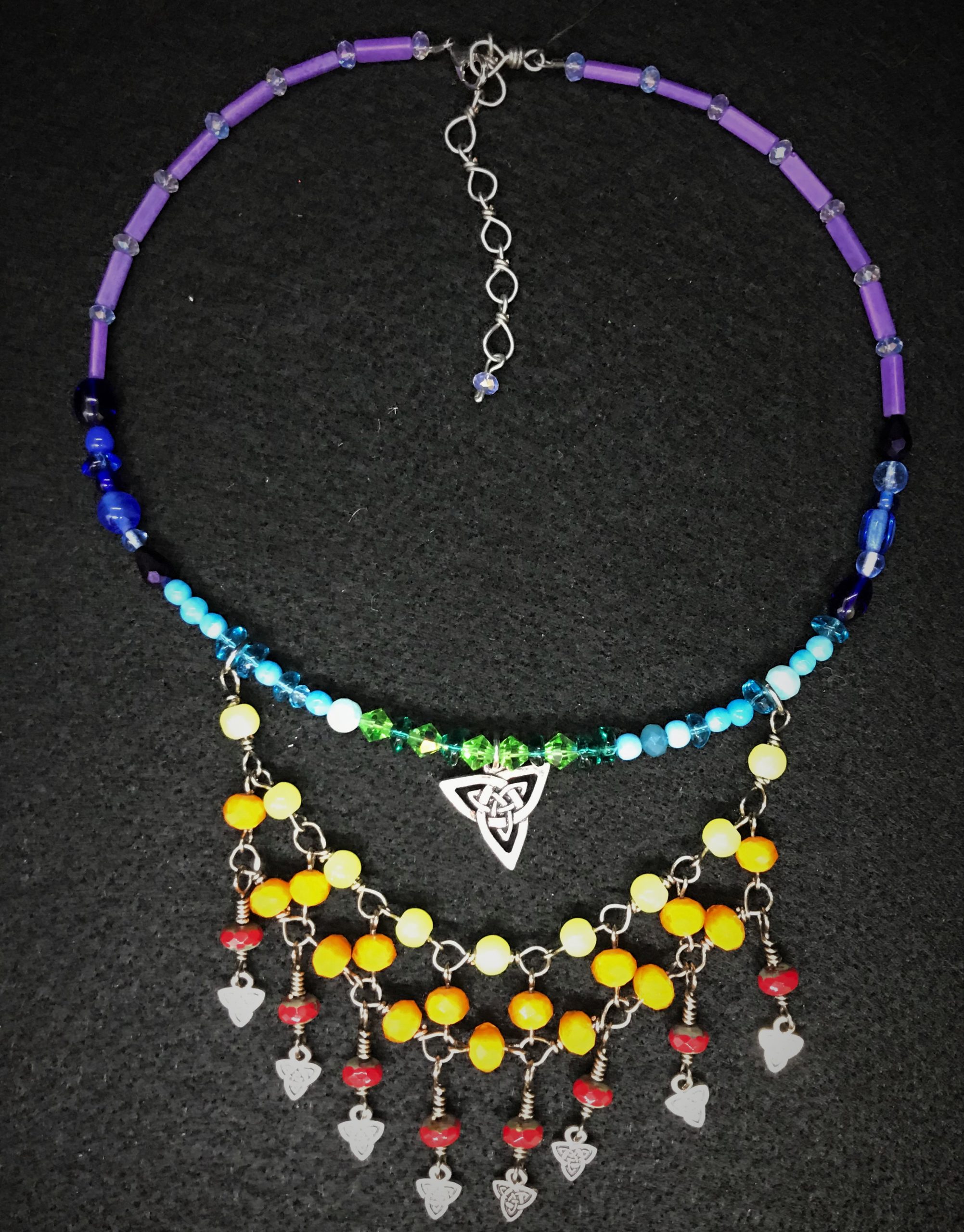Chakra Bib Necklace - Sally Sorbello