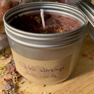 Psychic Working Candle Tin - Krista Trovato