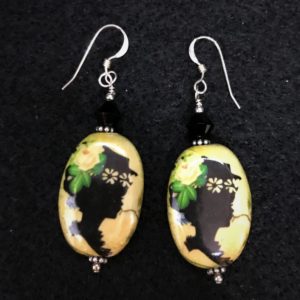 Decoupage Steampunk Earrings - Sarah Amendola