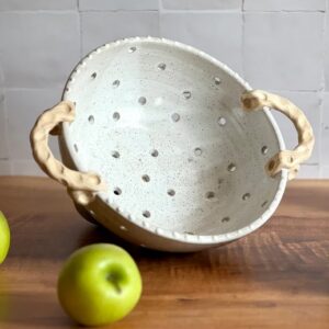 Large Pottery Colander - Jocelyn Borg