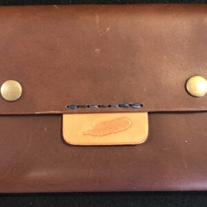 Brown Leather Snapfront Wallet - Kevin Firmin