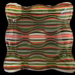 Small Decorative Glass Plate - Jennifer Strickland