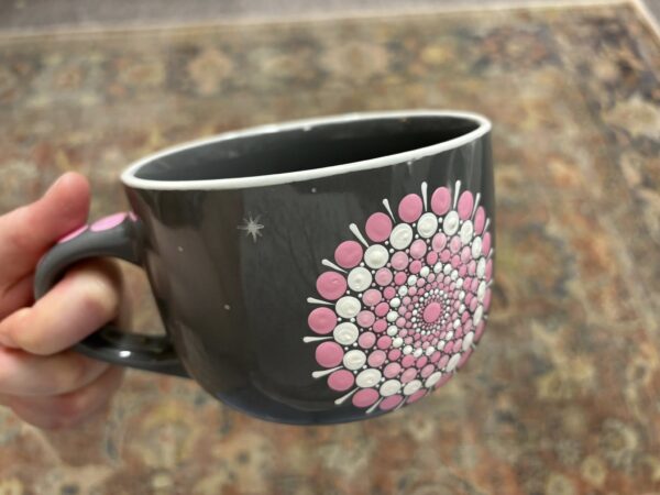 Grey and Pink Mug - Rachel Cammer
