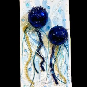 'Jellies of the Deep' Glass Art - Valerie Main