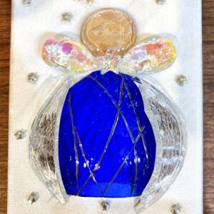 'Guardian Angel I' Glass Art - Valerie Main