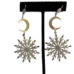 Snow Under the Moon Earrings - Michelle Arsenault