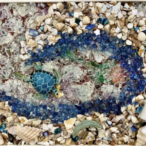 'Message in a Bottle' Glass Art - Valerie Main