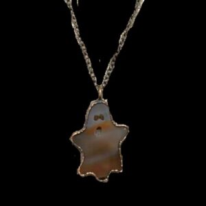 'Boo' Striped Agate Necklace - Sarah Amendola