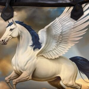 White Pegasus Tote Bag - Kim Lowrie