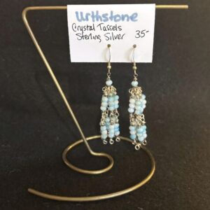 Crystal Tassel Earrings - Urthstone