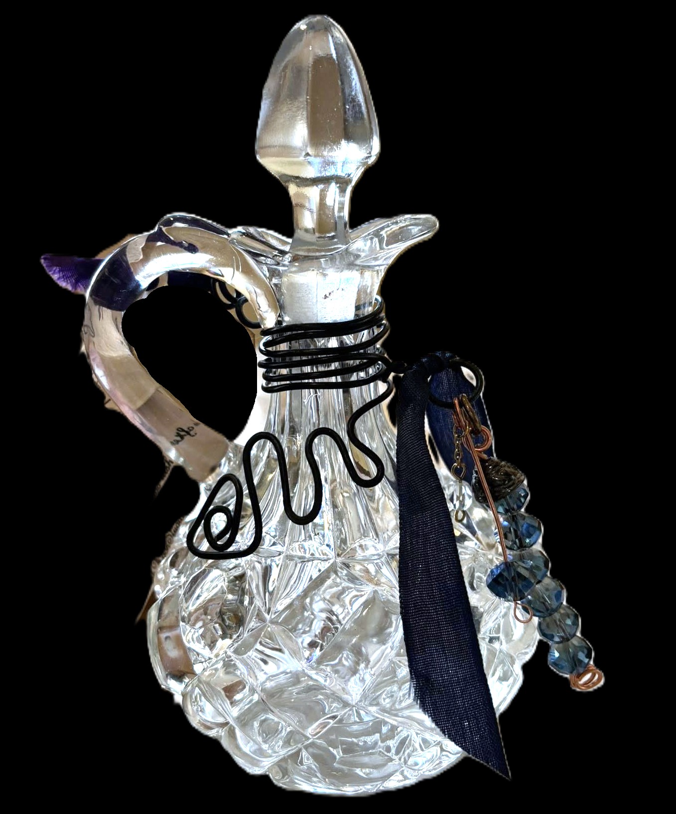 Clear and Dark Sky Wishing Bottle - Holly Priester