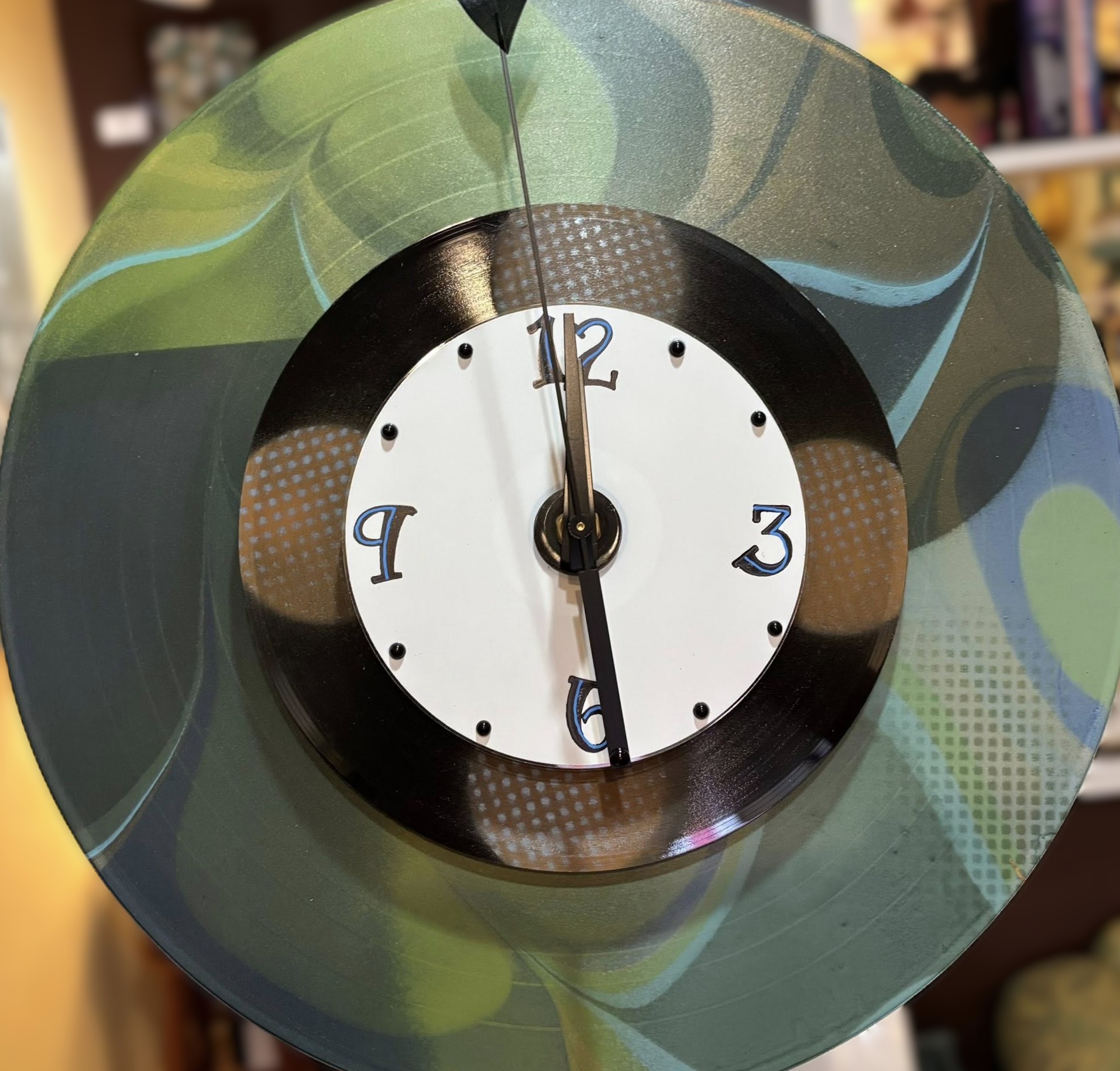 Pendulum with Numbers Clock - Deborah Dickinson
