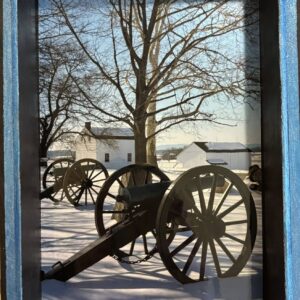 'Winter in Gettysburg' Metal Photo - Nan Sincero