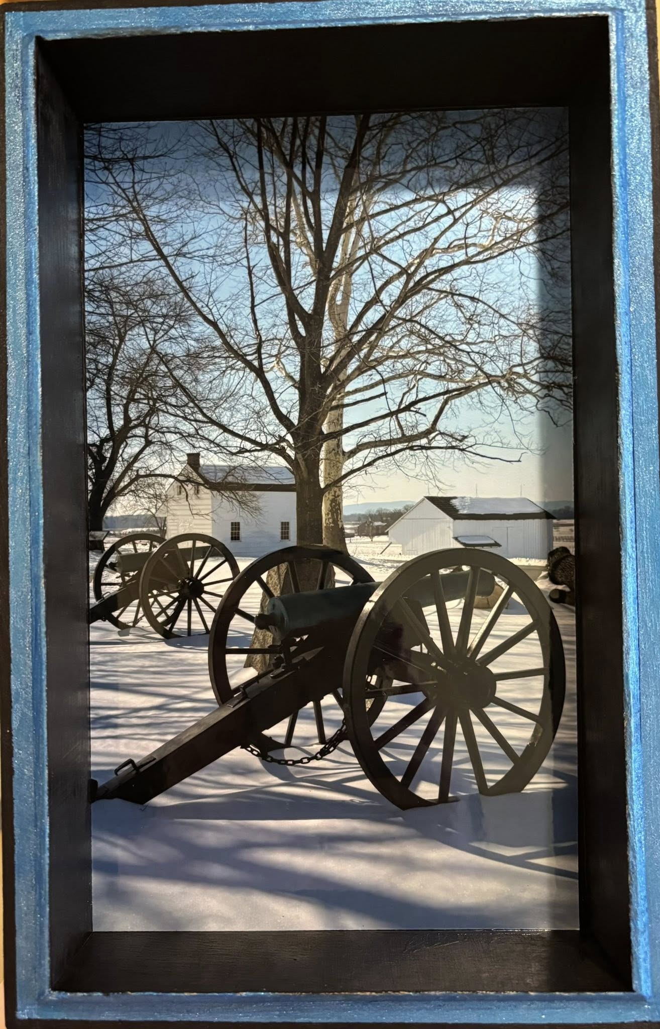 'Winter in Gettysburg' Metal Photo - Nan Sincero