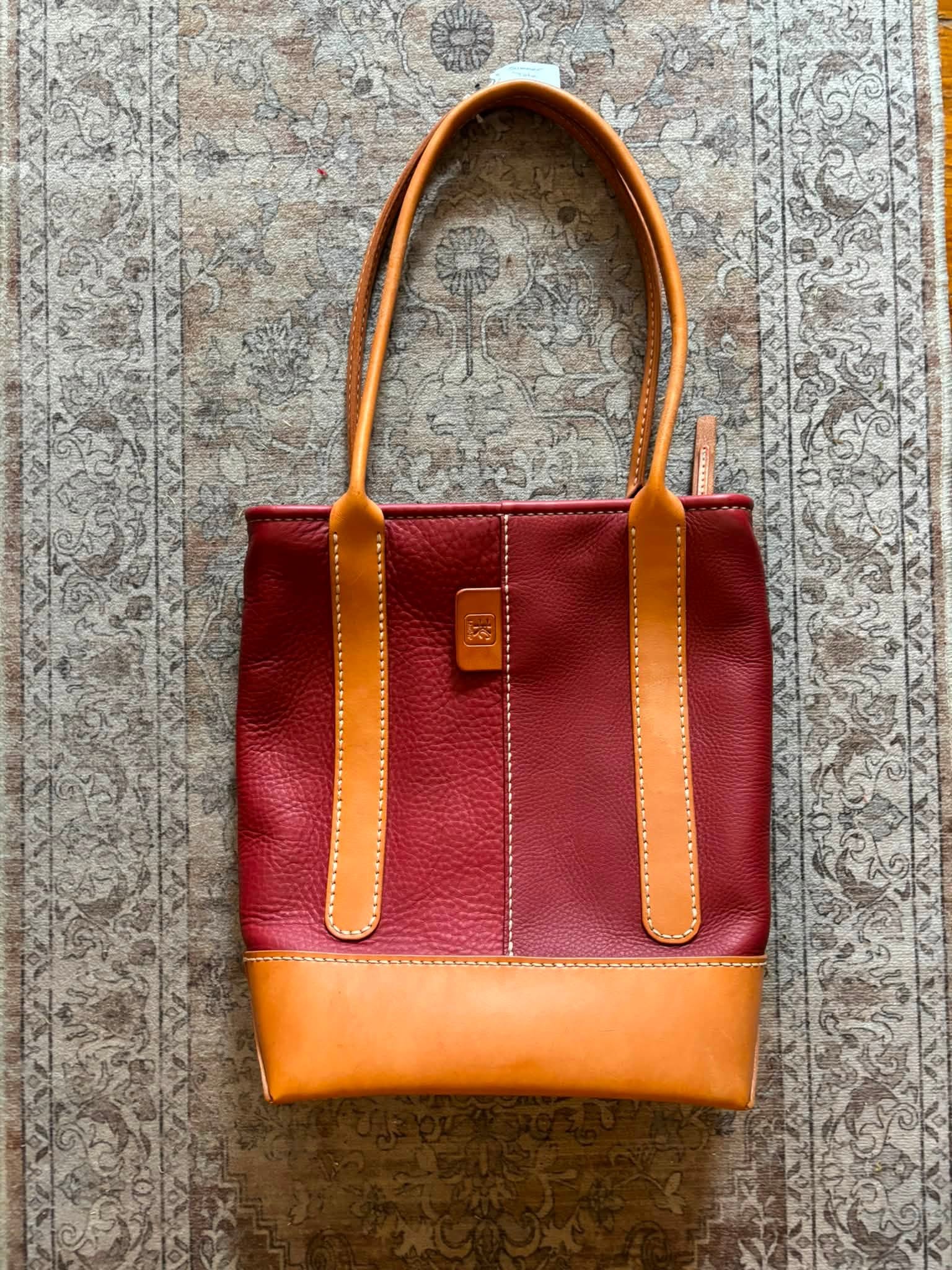 Red and Tan Summer Tote - Kevin Firmin