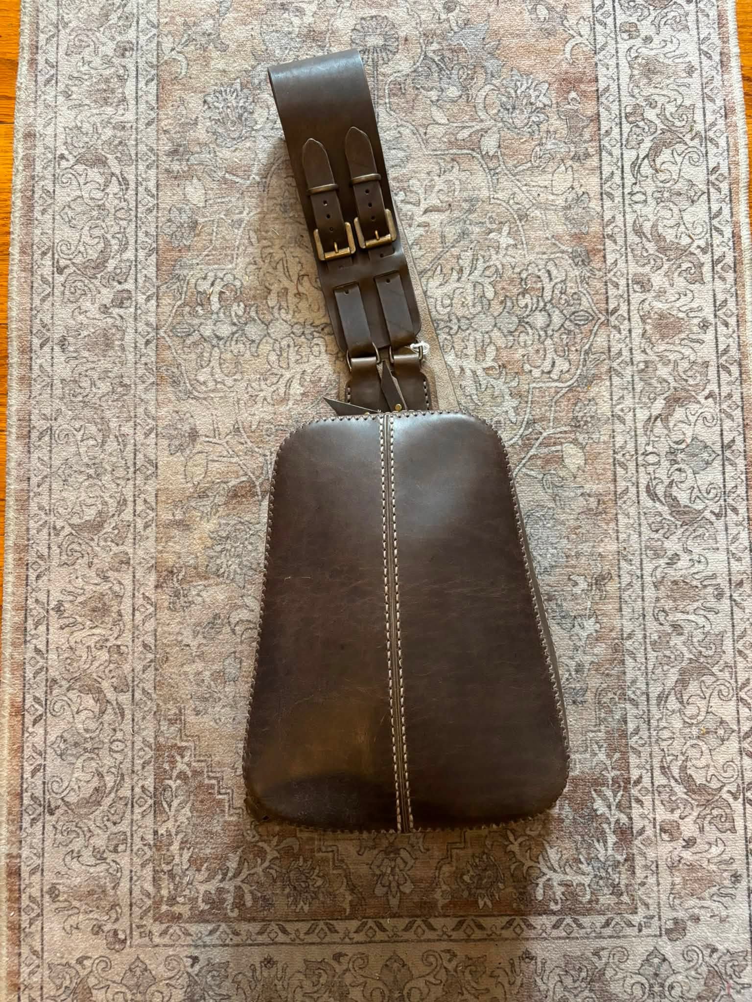 Chocolate Brown Sling Bag - Kevin Firmin