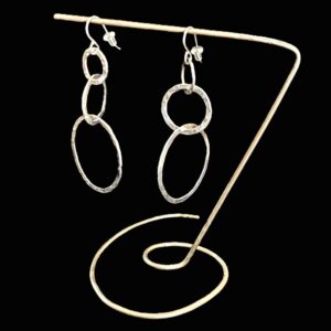 Interlocked Graduated Circle Earrings - Manya Vee