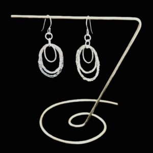 Stacked Ovals Earrings - Manya Vee