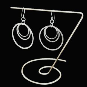 Large Stacked Circles Earrings - Manya Vee