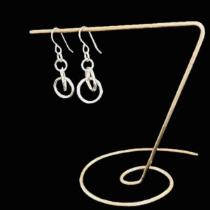 Five-Hoop Fine Silver Earrings - Manya Vee