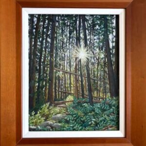 'The Forest, Sunday Morning' Original Pastel - Amy Berringer